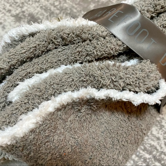 BAREFOOT DREAMS CozyChic Contrast Tip Throw Blanket New - Picture 2 of 8